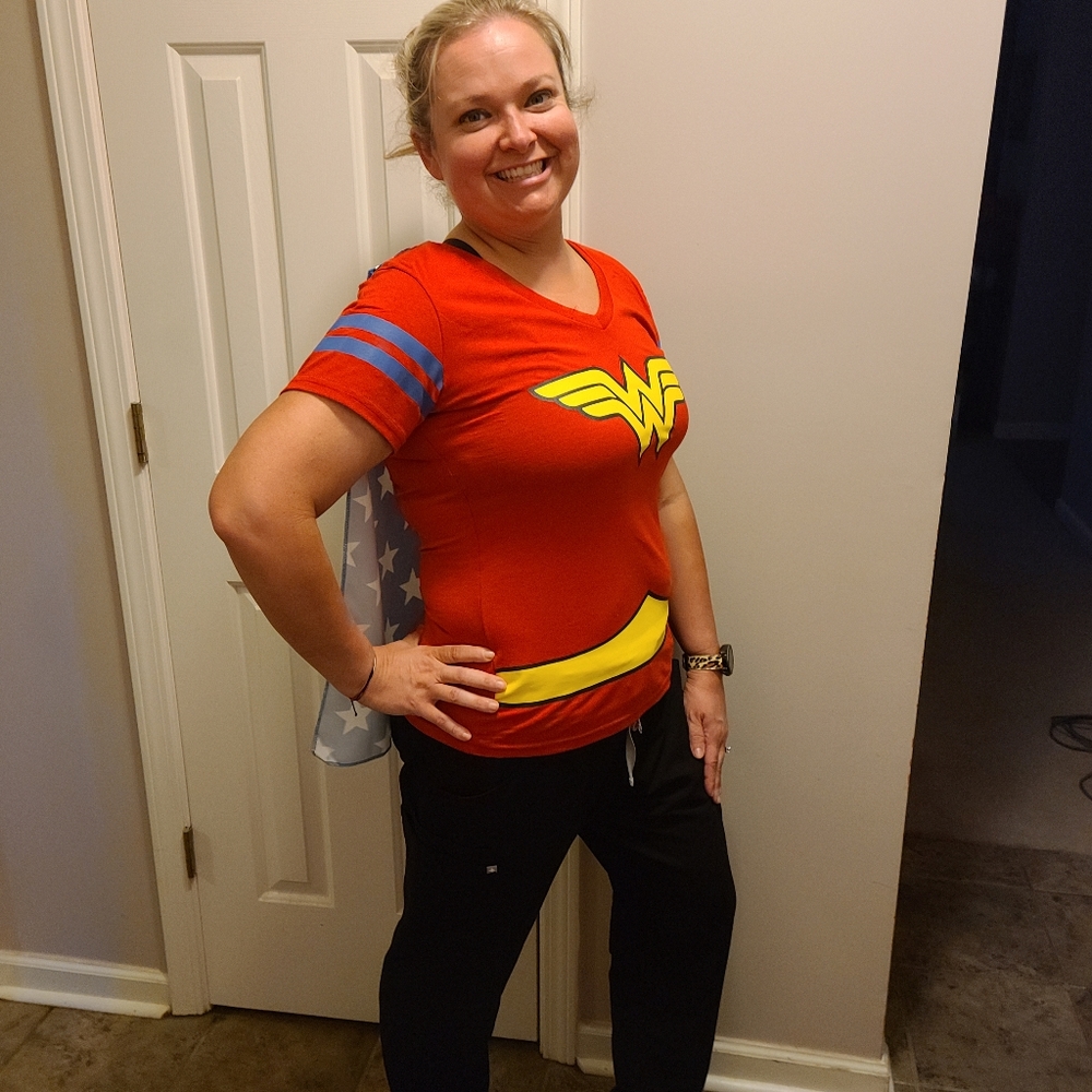 Wonder woman top from Amazon fits 10/12